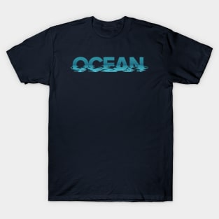 Ocean Word Art T-Shirt